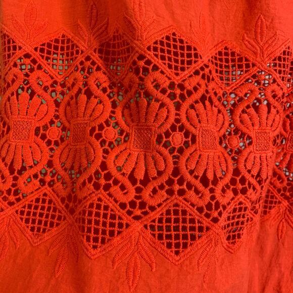 NIGHTCAP Skirt Maxi Exposed‎ Zipper Crocheted Lace Tiered Boho Carissa Renee - Picture 7 of 12